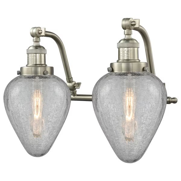 Double Swivel 2 Light Wall Bracket, Innovations Lighting, Mfr#: 515-2W-SN-G165